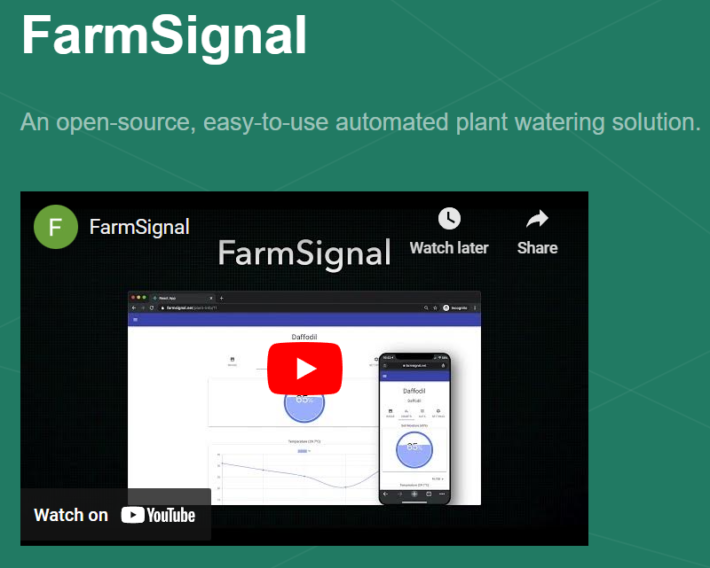 Farm Signal Project Page